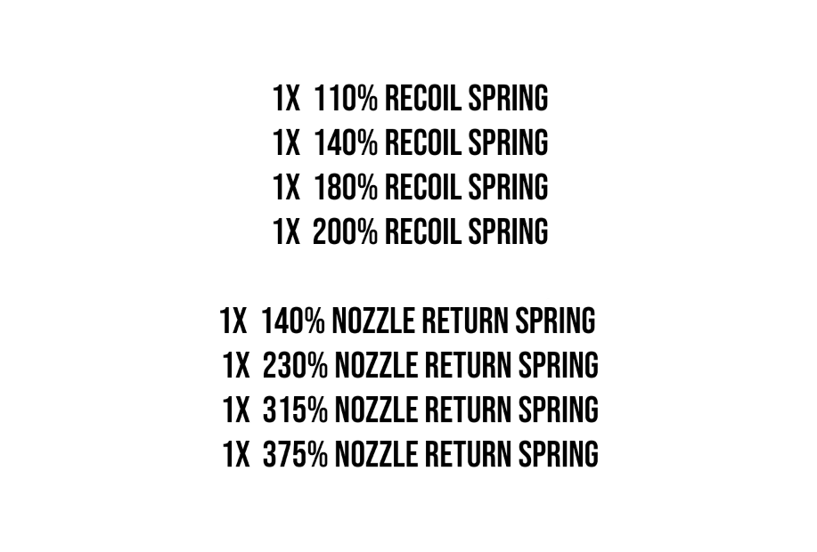 AAP-01 Ultimate Spring Set (8-Springs)