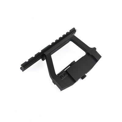 Montage QD pour lunette de visée sur rail latéral CNC AK47/74 - Noir