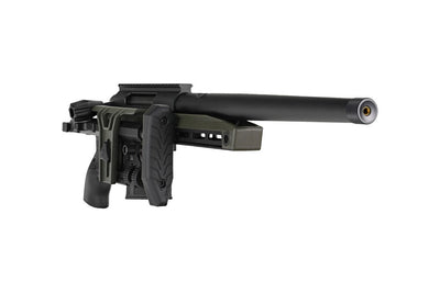 TAC-41-A2 Bolt Action Rifle, aluminium chassis & aluminium stock, Green