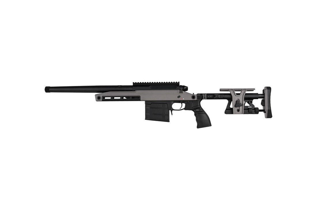 TAC-41-A2 Bolt Action Rifle, aluminium chassis & aluminium stock, Grey