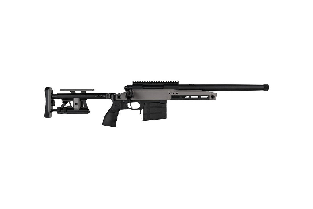 TAC-41-A2 Bolt Action Rifle, aluminium chassis & aluminium stock, Grey