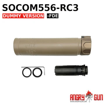 SOCOM556-RC3 Attrappe Schalldämpfer FDE (Version mit vollständiger Markierung)