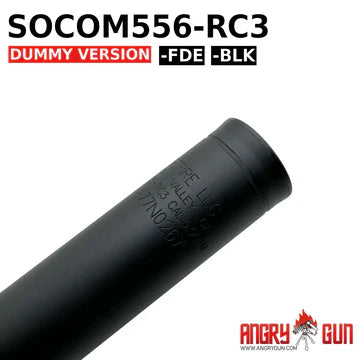 SOCOM556-RC3 DUMMY SILENCER BLACK (FULL MARKING VERSION)