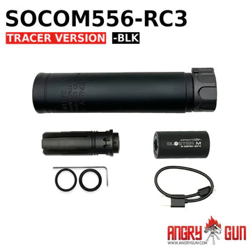 SOCOM556-RC3 Tracer Black mit Acetech Blastermodul (Vollmarkierungsversion)
