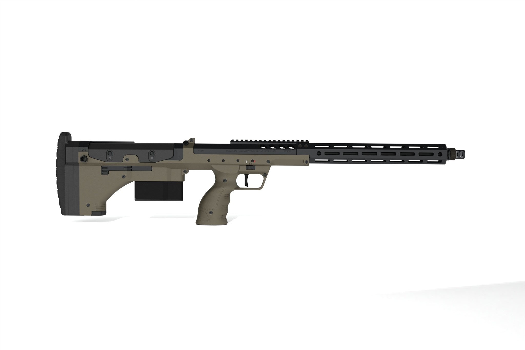 Desert Tech SRS A2/M2 22'' Barrel - FDE, Left Handed