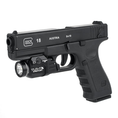 T-7 A Pistolenlampe - Schwarz - Logo 