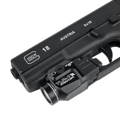 T-7 A Pistolenlampe - Schwarz - Logo 