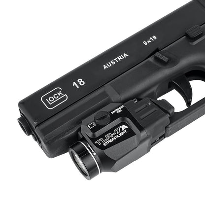 Lampe tactique T-7 A - Noir - Logo 