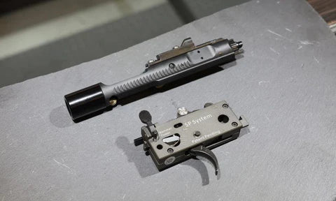 MWS Steel Bolt Carrier Set with Adjustable Trigger Box Set