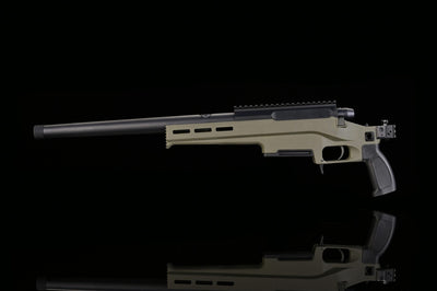 Fusil à verrou TAC-41L, châssis léger, sans crosse, vert