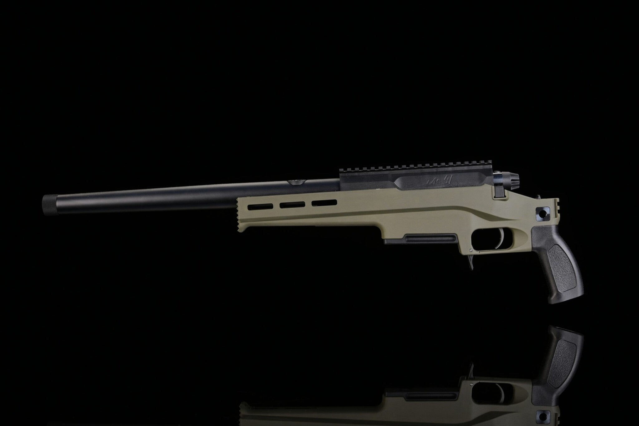 TAC-41L Bolt Action Rifle, Lite chassis, no stock, Sport version, Green