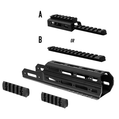 Thor Bifrost Tracer Unit With Vik Handguard For Krytac Kriss Vector - Black