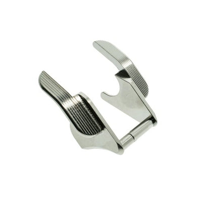 Match Grade Stainless Steel Thumb Safety - Silver