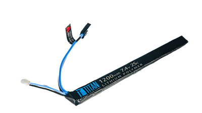 LiPo 1200mAh 7.4v 25C AK Style Stick Tamiya