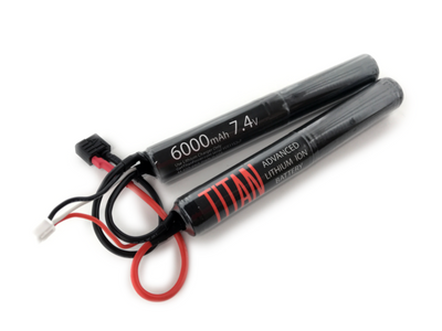 Lithium Ion 6000mAh 7.4V Nunchuck T-Plug - Deans