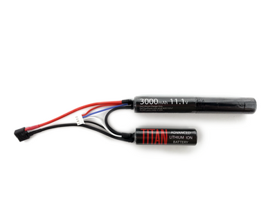 Lithium Ion 3000mAh 11.1v Nunchuck T-Plug - Deans