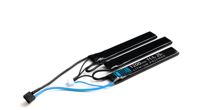 LiPo 1200mAh 11.1v 25C Triple T-Plug (Deans)