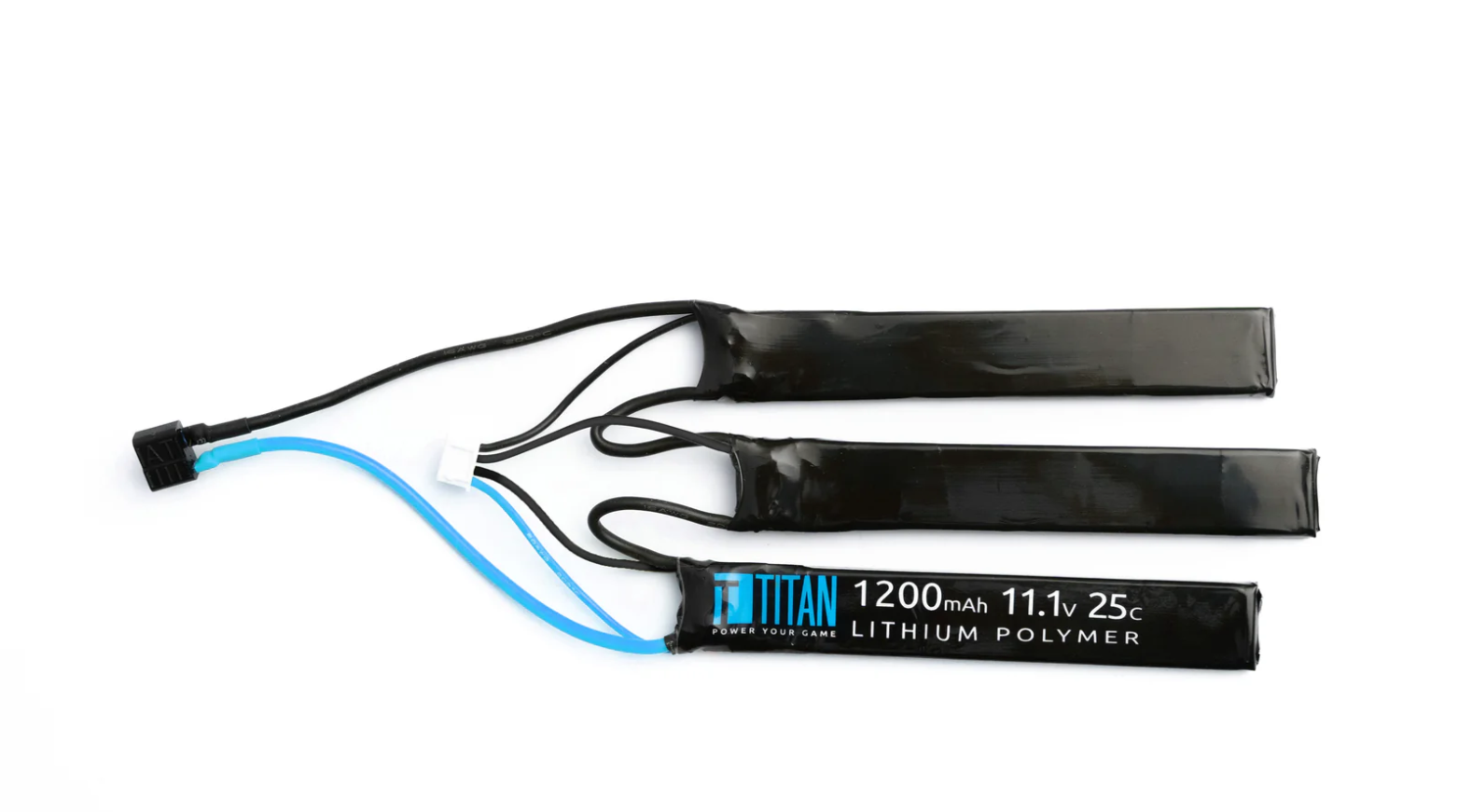 LiPo 1200mAh 11.1v 25C Triple T-Plug (Deans)
