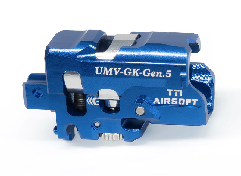 Chambre hop-up Infinity Umarex (VFC) série G, monobloc, usinée CNC TDC, bleue (compatible avec VFC/Umarex G19X /G19 Gen4 /G17 Gen5 /G45)