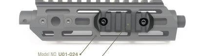 CNC M-LOK Rail - 60mm