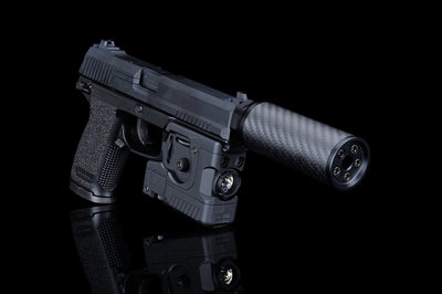 Carbon Suppressor - Short - 16mm CW (MK23)