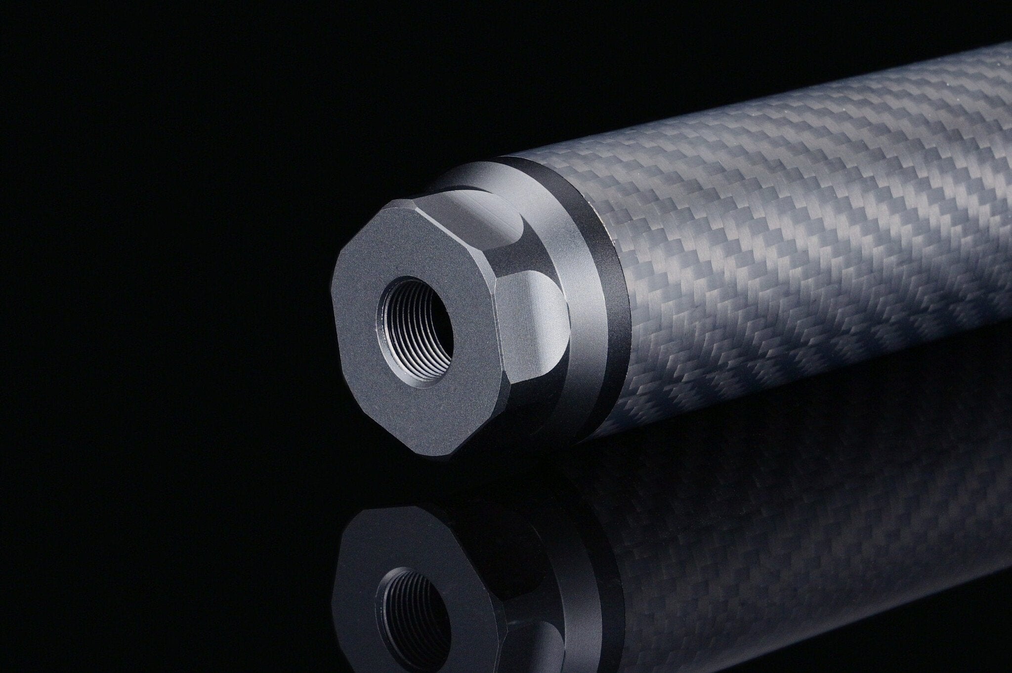 Carbon Suppressor - Short - 16mm CW (MK23)