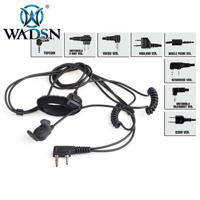 Bone Conduction Headset With Finger PTT For Baofeng