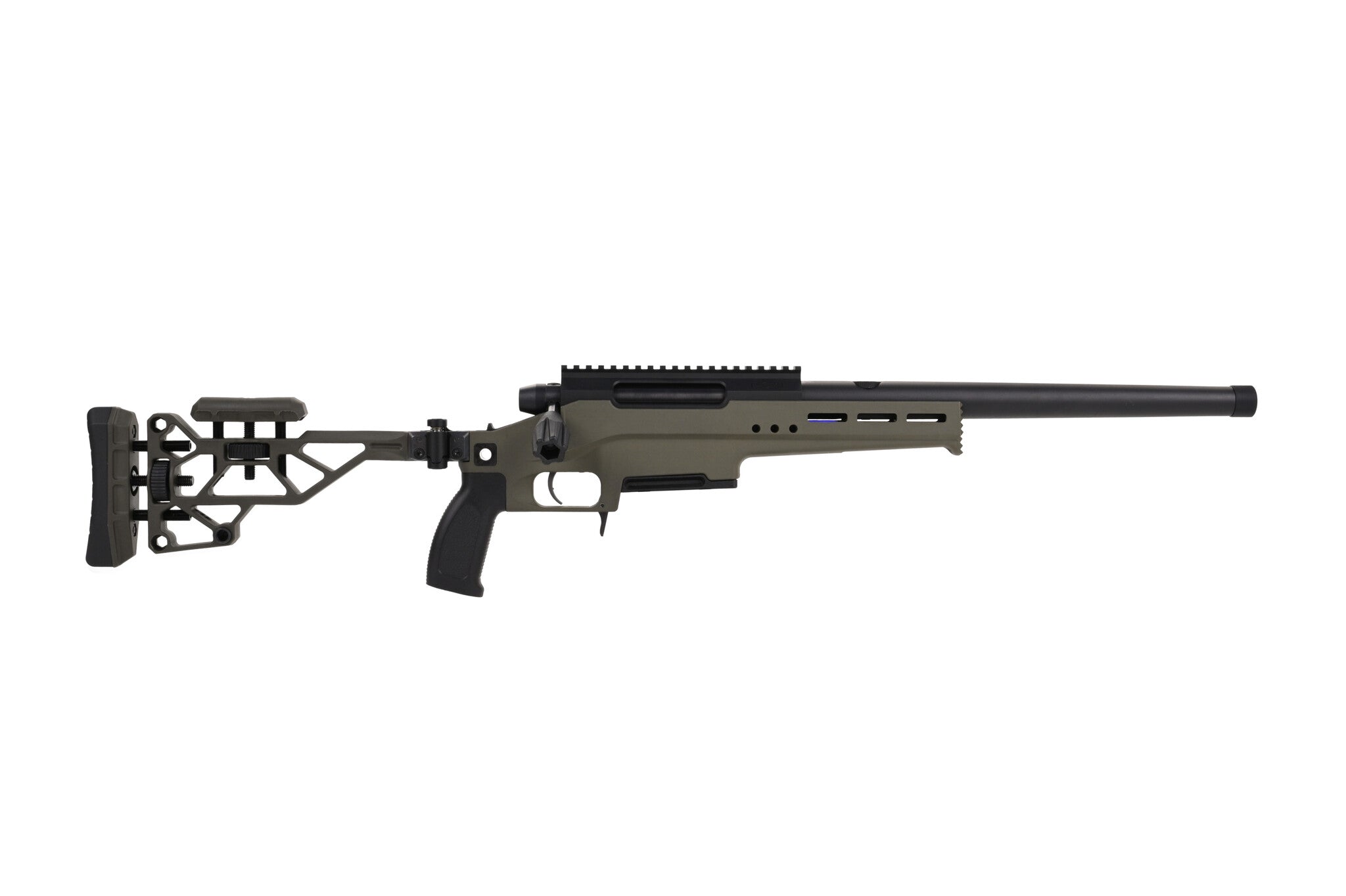 TAC-41L Bolt Action Rifle, Lite chassis & Recon stock, Green