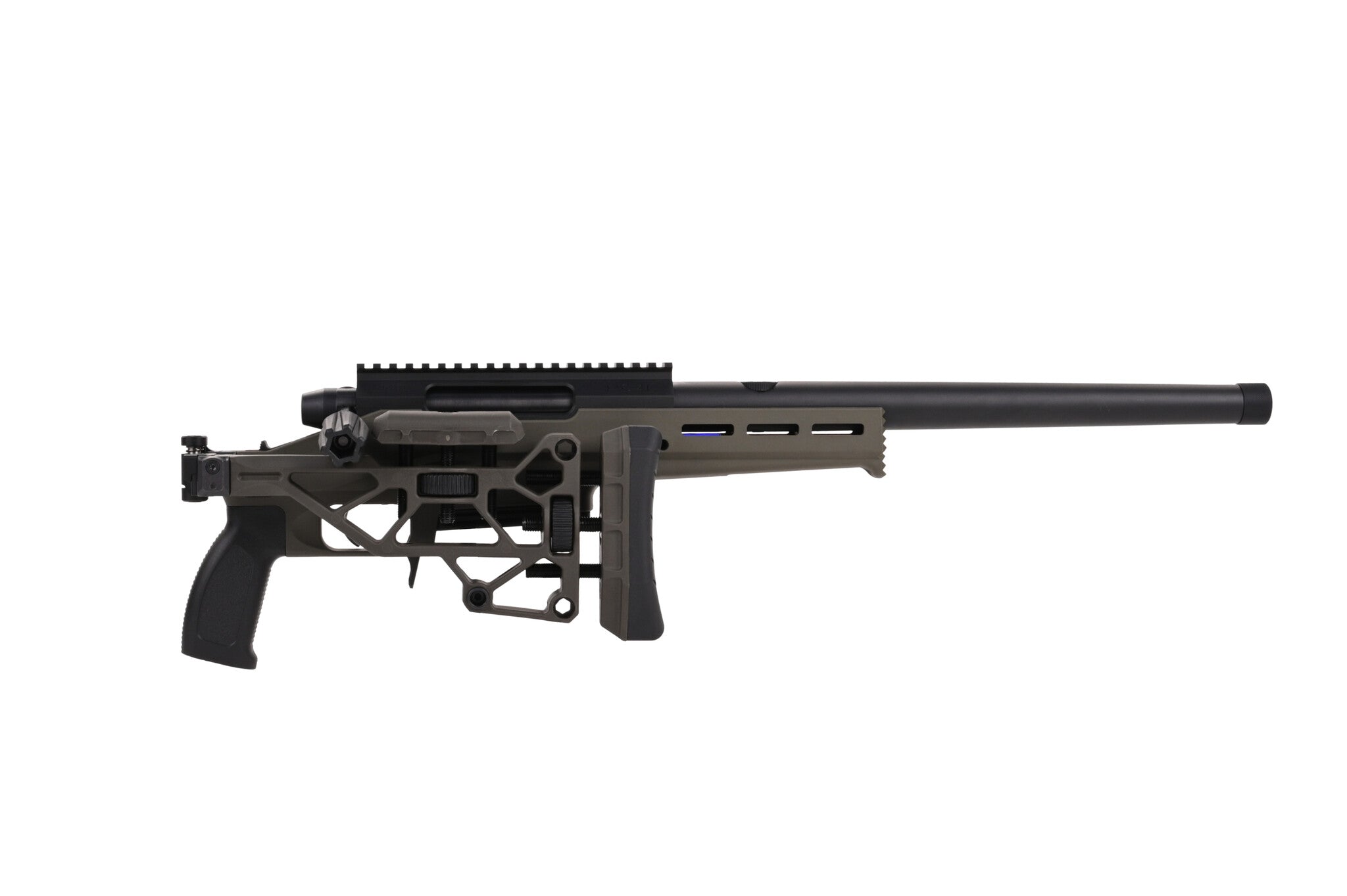 TAC-41L Bolt Action Rifle, Lite chassis & Recon stock, Green