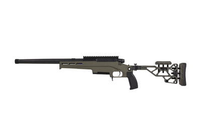 Fusil à verrou TAC-41L, châssis allégé et crosse Recon, vert