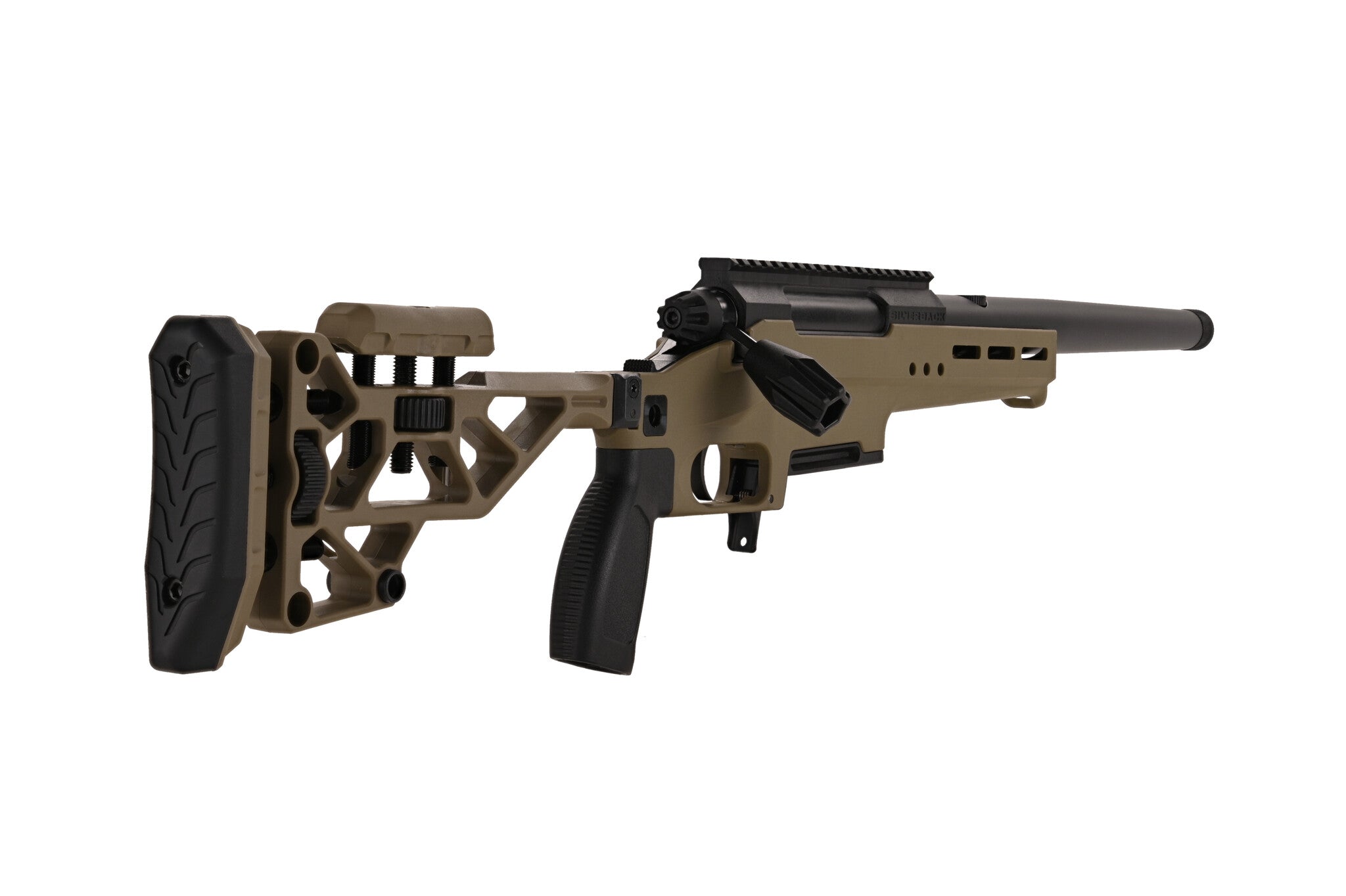 TAC-41L Bolt Action Rifle, Lite chassis & Recon stock, Sport version, FDE