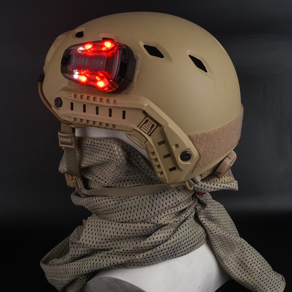 HEL-STAR 6  IR- GEN III  Helmet Marker - Black - RED LIGHT