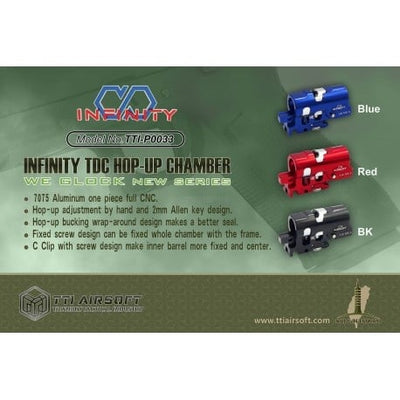 TTI Infinity WE New Series Glock One Piece Full CNC TDC Hop Up Chamber-BK