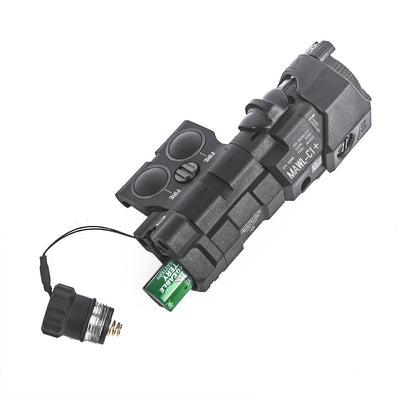 MAWL-C1 - IR + Red Laser - Black (Polymer Version)