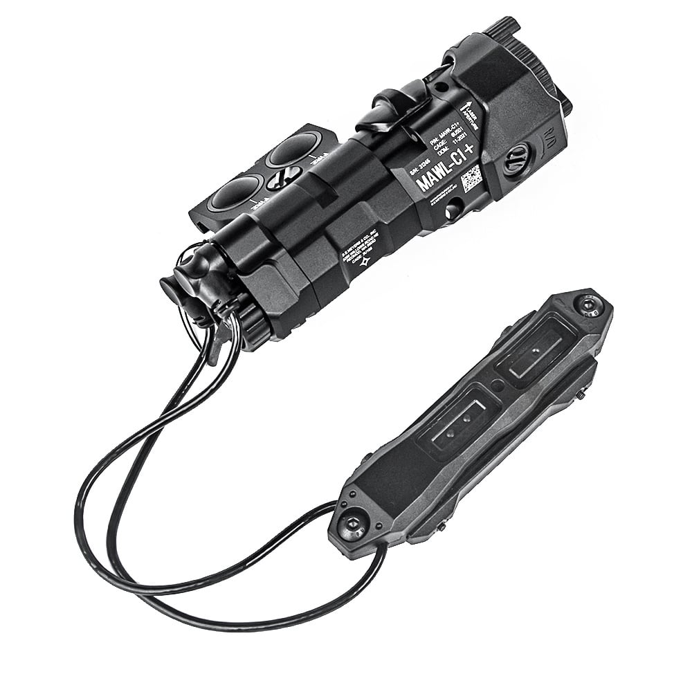 MAWL-C1 - IR + Green Laser + Dual Remote Switch - Black (Metal