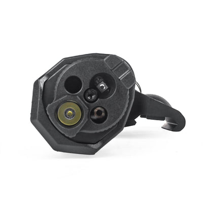 MAWL-C1 - IR + Rotlaser + Doppelfernbedienung - Schwarz (Metallversion)