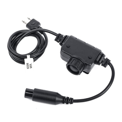RAC PTT Icom - Black