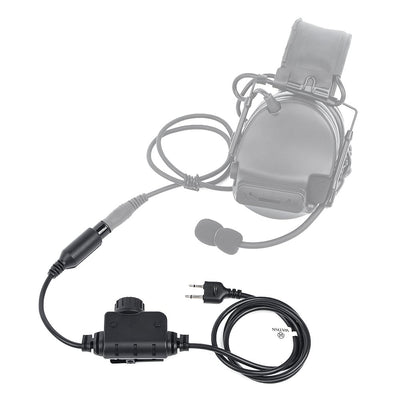 RAC PTT Icom - Black