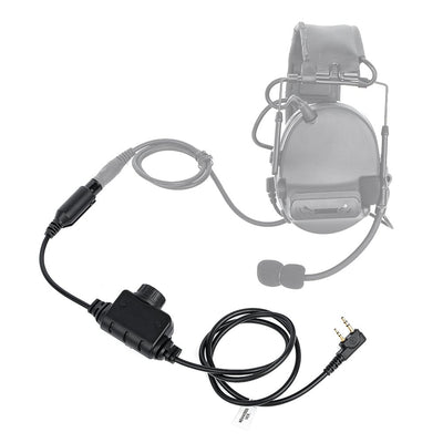 RAC PTT  Kenwood - Black