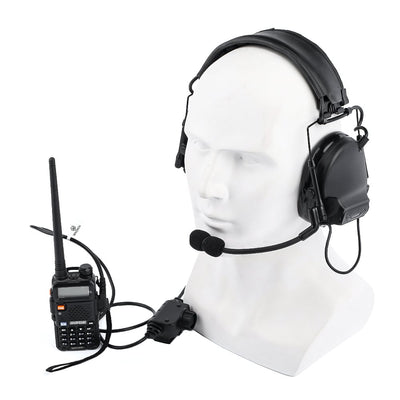 RAC PTT  Kenwood - Black