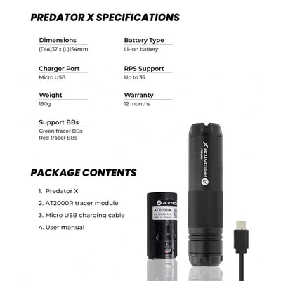 Predator X  - Black